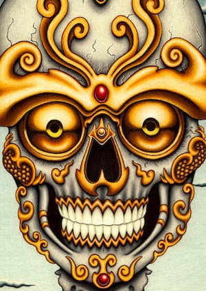 Tibetan Skull by Brock Dallman