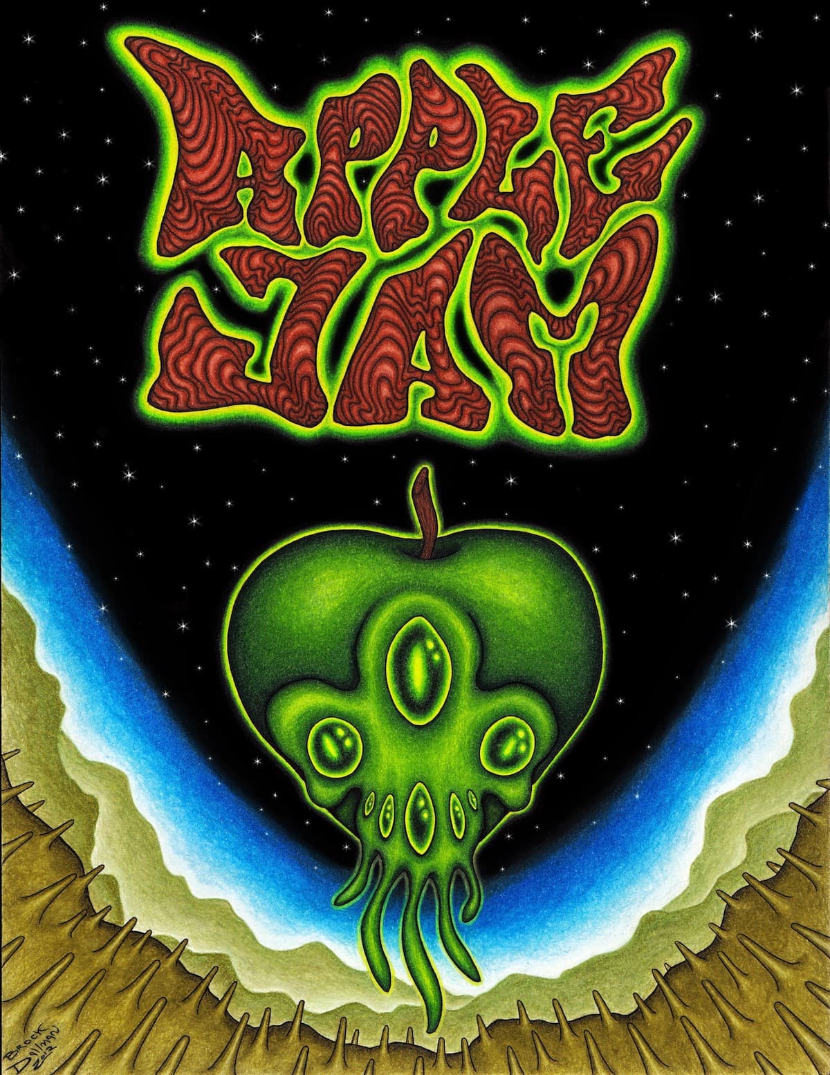 Apple Jam poster by Brock Dallman