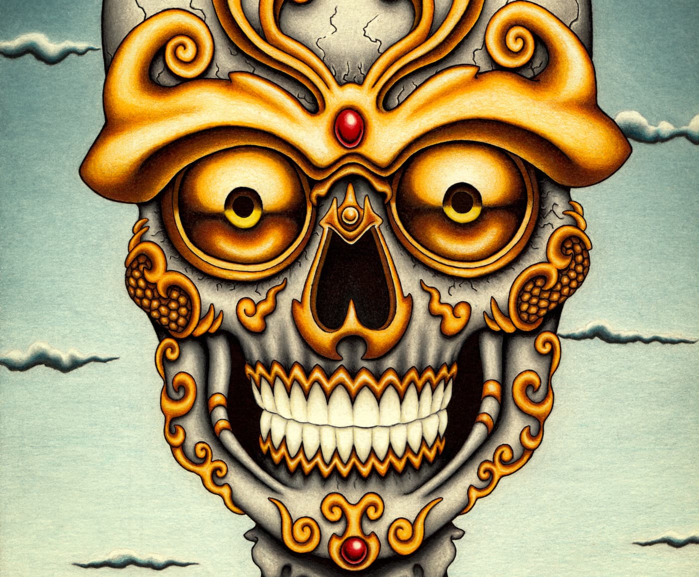 Tibetan Skull by Brock Dallman